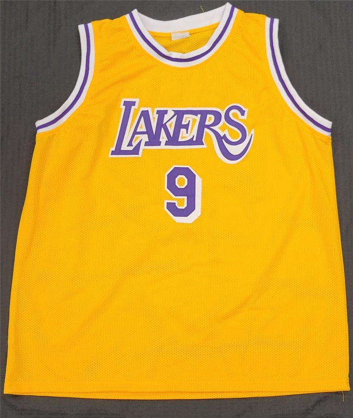 Nick Van Exel autograph signed Lakers Jersey auto ~ Beckett BAS Witness Holo