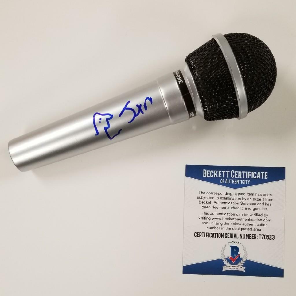 Slim Jxmmi signed Rae Sremmurd Microphone Rapper Autograph Mic 1 BAS COA Beckett
