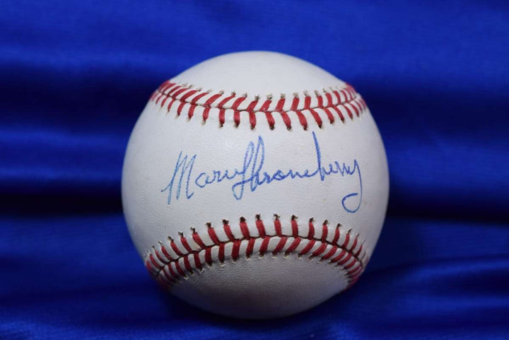 Marv Throneberry JSA Coa Autograph National League Signed Baseball