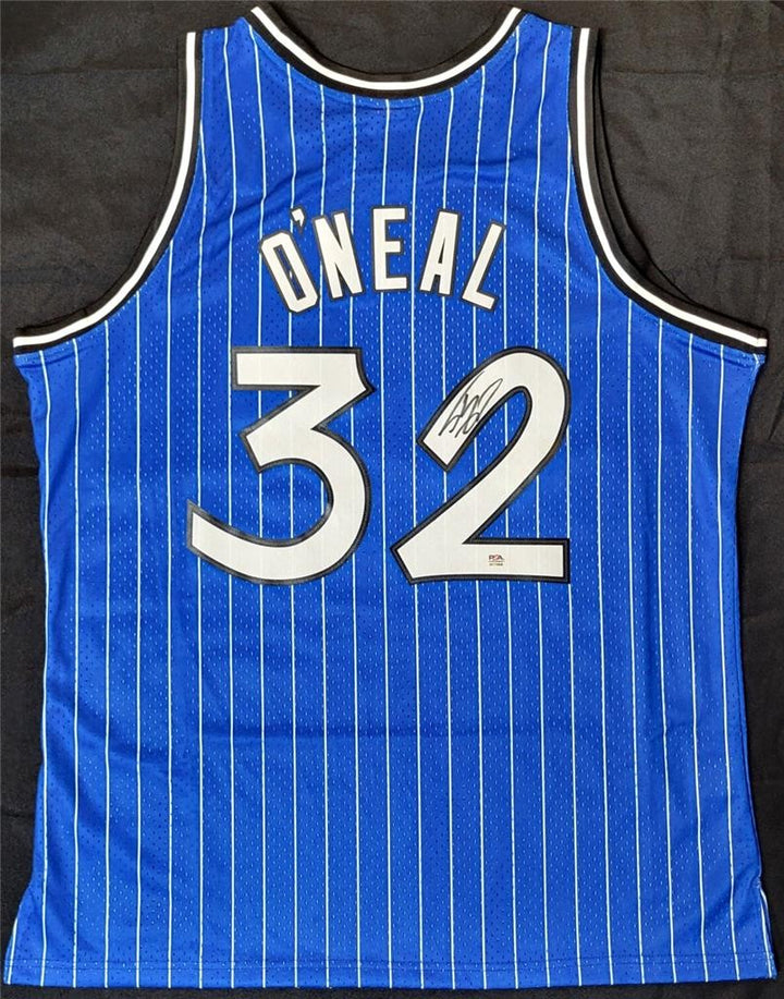 Shaquille O'Neal Shaq signed Mitchell & Ness 1994-95 Magic Jersey autograph PSA