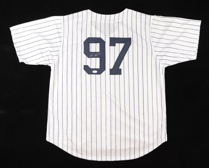RON MARINACCIO SIGNED #97 NEW YORK YANKEES JERSEY w/ JSA WITNESSED AUTO COA
