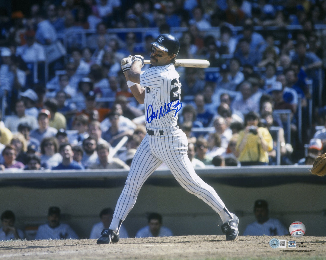 Don Mattingly Signed 16x20 Photo New York Yankees Beckett BAS Witness