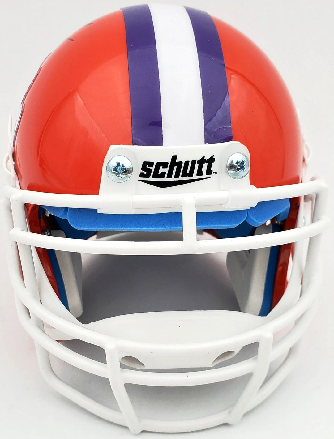 Hunter Renfrow Signed Clemson Tigers Orange Schutt Mini Helmet Beckett BAS