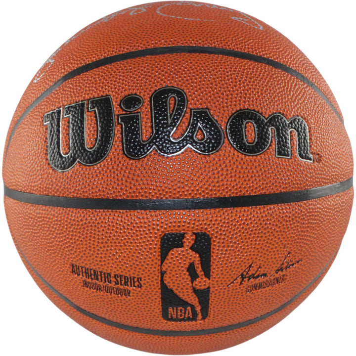 Julius Erving Autographed Philadelphia 76ers Wilson Basketball Beckett 54674