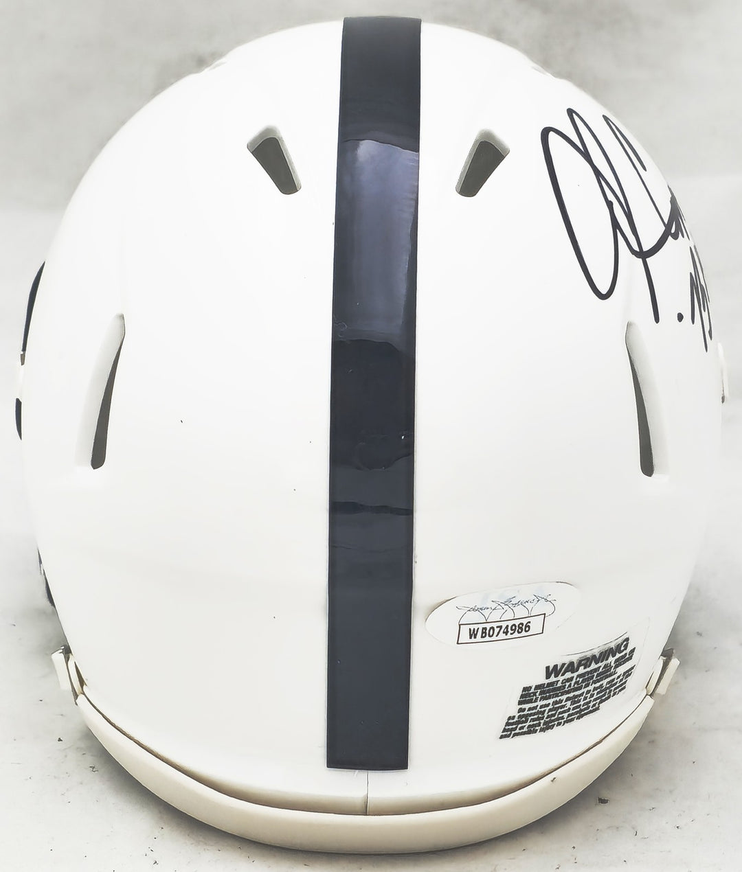 John Cappelletti Auto Penn State Nittany Lions Speed Mini Helmet 73 Heisman JSA