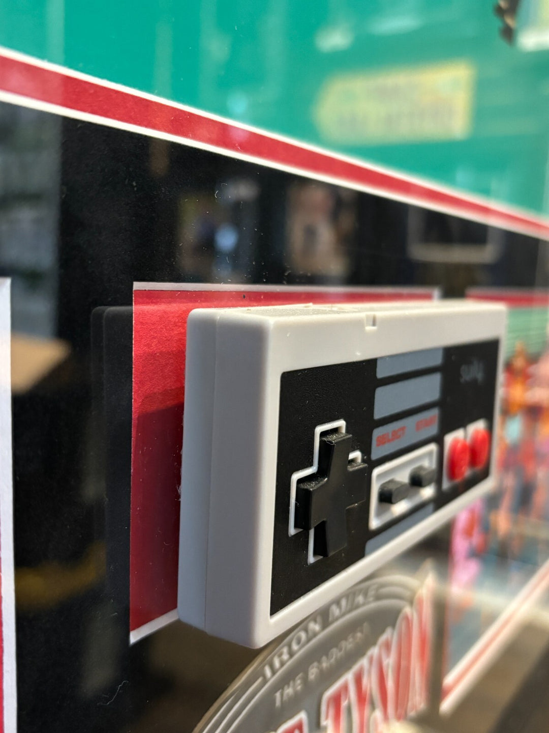 Mike Tyson Autographed Nintendo Punch Out 16x20 Photo Framed JSA NES Controller