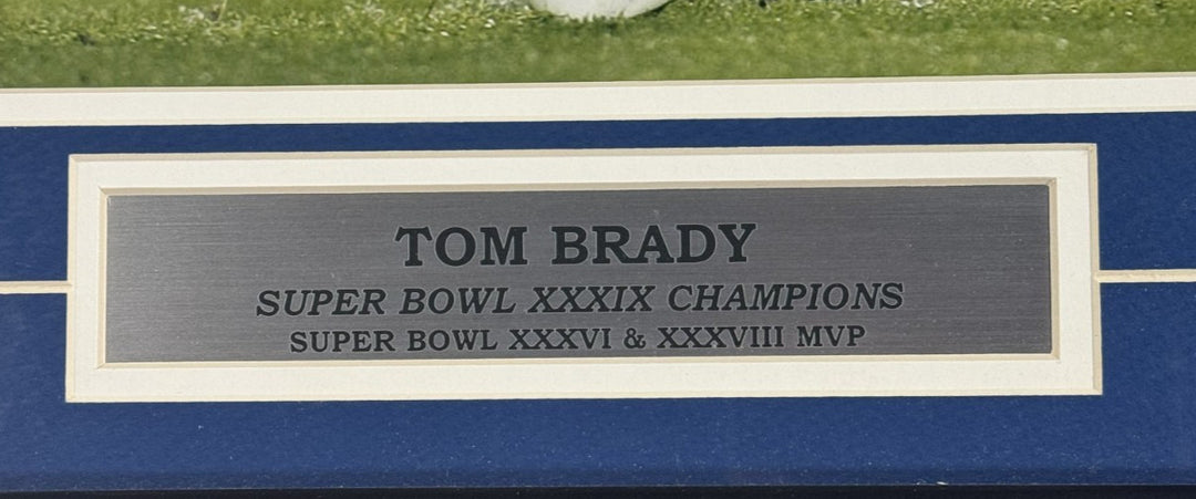 Tom Brady Signed 16x20 Framed Super Bowl 39 Photo NE Patriots Auto Tristar COA