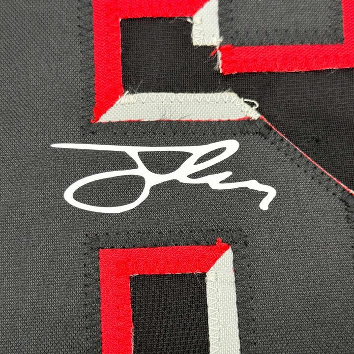 Facsimile Autographed Jonathan India Cincinnati Black City Reprint Jersey XL