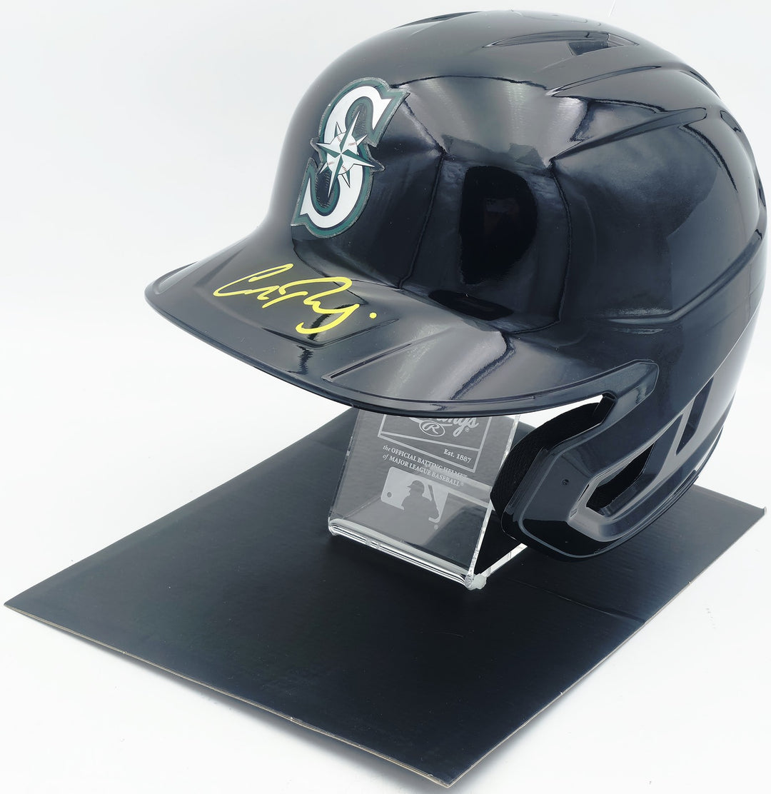 Cal Raleigh Auto Mariners Navy Full Size Mach Pro Replica Helmet Fanatics & MLB