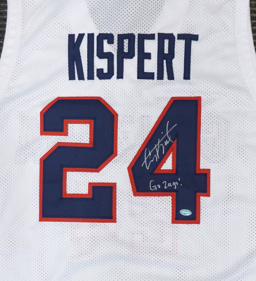 Gonzaga Bulldogs Corey Kispert Signed White Jersey "Go Zags!" MCS Holo