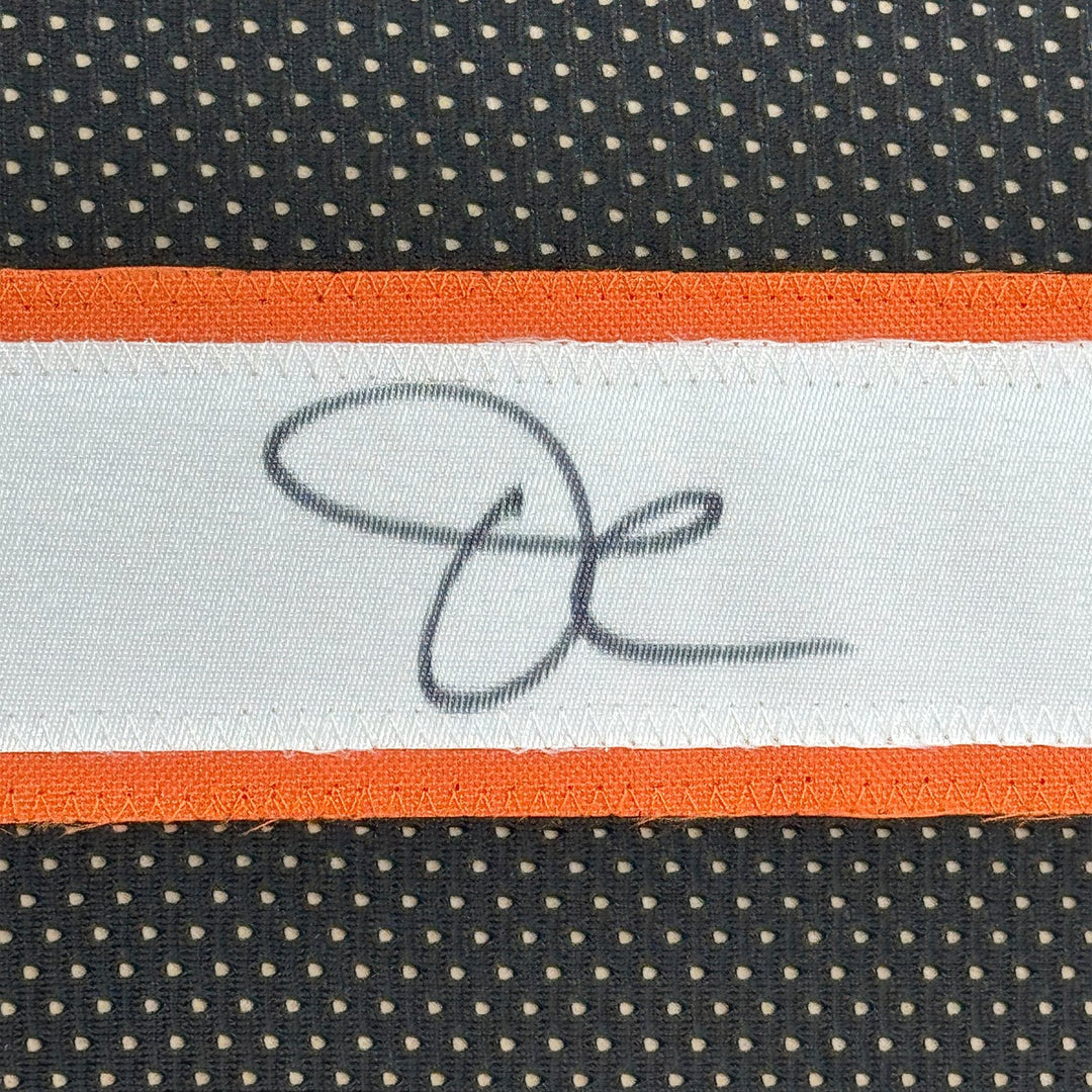 Framed Signed Ja'Marr Chase 35x39 Cincinnati Black Jersey JSA COA