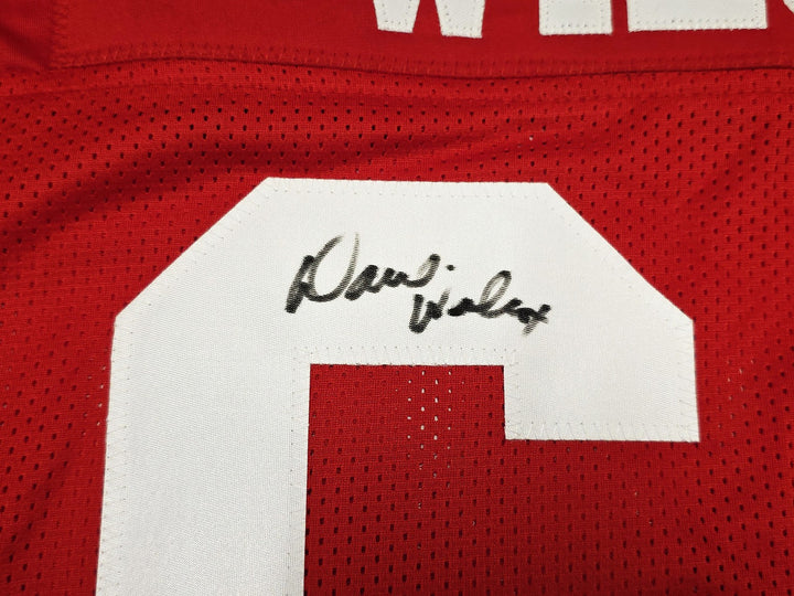 San Francisco 49ers Dave Wilcox Signed Red Jersey "HOF 2000" Beckett