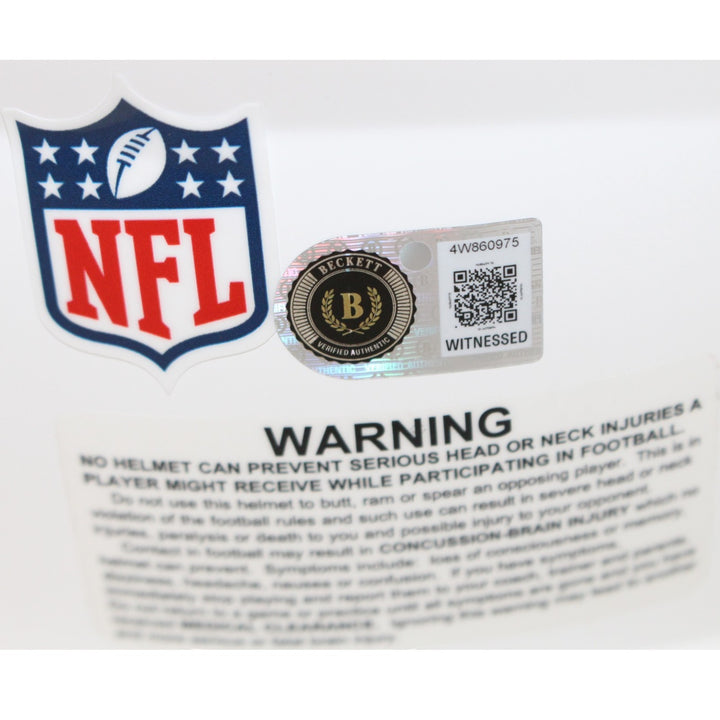 Travis Hunter Autographed Jacksonville Jaguars ALT Pro Helmet Beckett W 57940