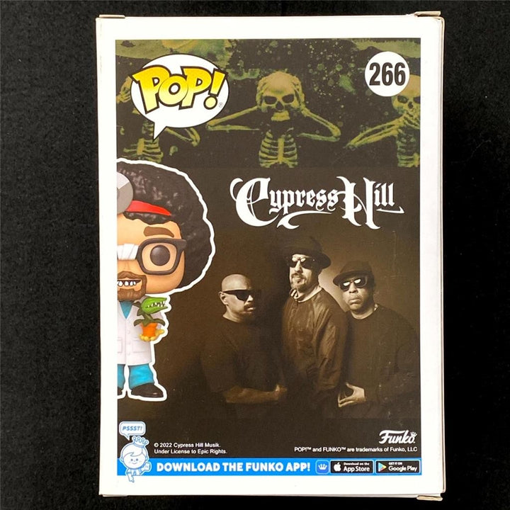B-Real signed "Insane in the Brain" Dr. Greenthumb Funko Pop! figure auto PSA