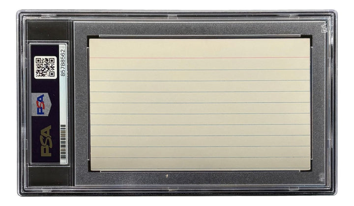 Harry Hooper Signed Index Card Boston Red Sox PSA/DNA