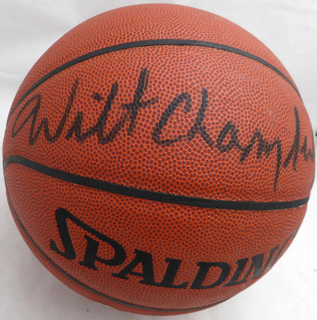Wilt Chamberlain Signed Official Spalding Basketball Lakers Beckett #AC74587