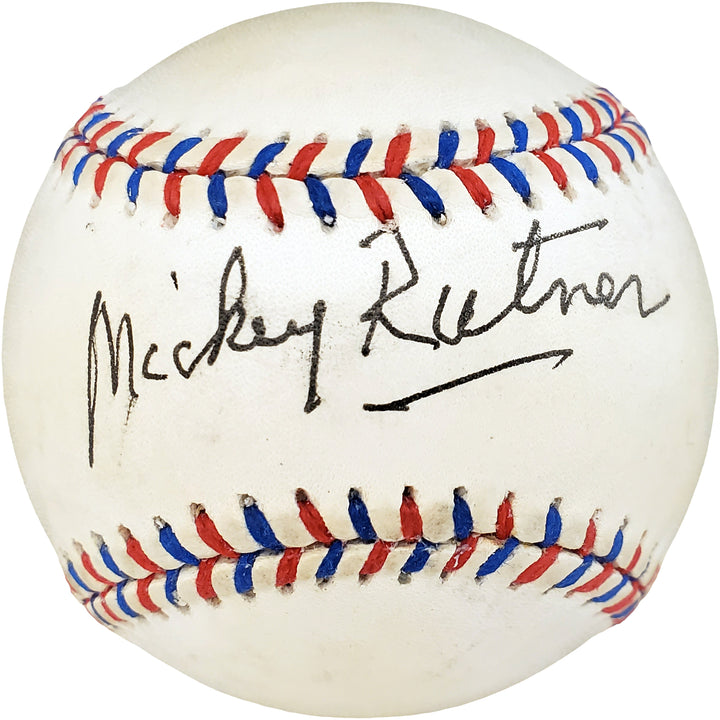 Mickey Rutner Autographed Signed 1996 All-Star MLB Baseball A's PSA/DNA #C64107