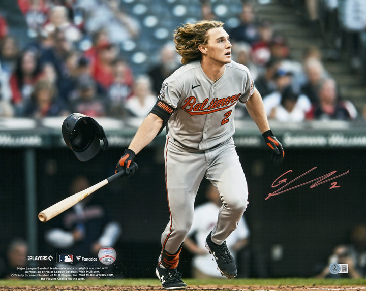 Gunnar Henderson Signed Framed 16x20 Photo Baltimore Orioles Beckett BAS Witness