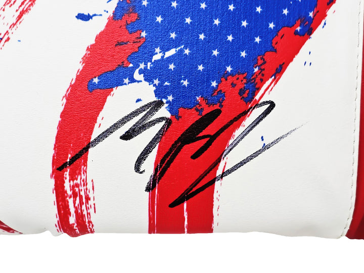 Michael B. Jordan Signed Red, White & Blue Reyes Boxing Glove Left Handed LH