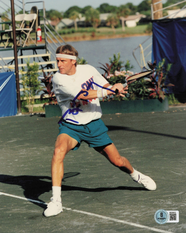 Bjorn Borg Autographed Signed 8x10 Photo Beckett BAS QR #BS30812