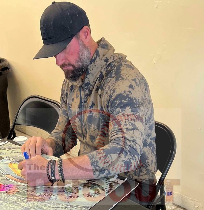 Eric Gagne full autograph "Game FN Over" signed MLB Baseball BAS Beckett Witness