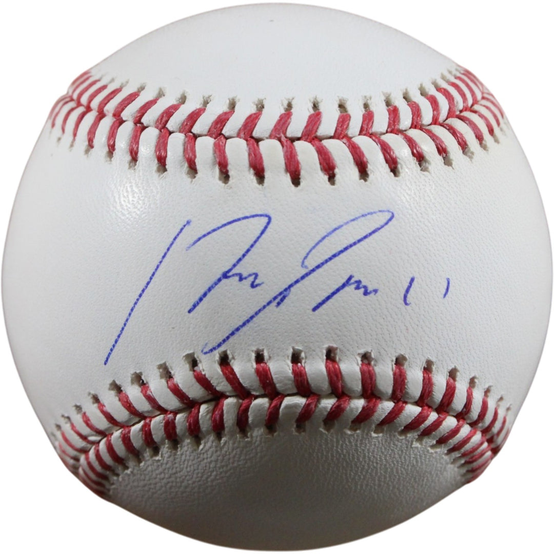 Jose Ramirez Autographed/Signed Cleveland Guardians OML Baseball Beckett 56299