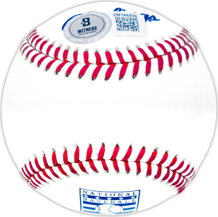Jim Leyland Signed Official HOF Logo Baseball Detroit Tigers Beckett Witness