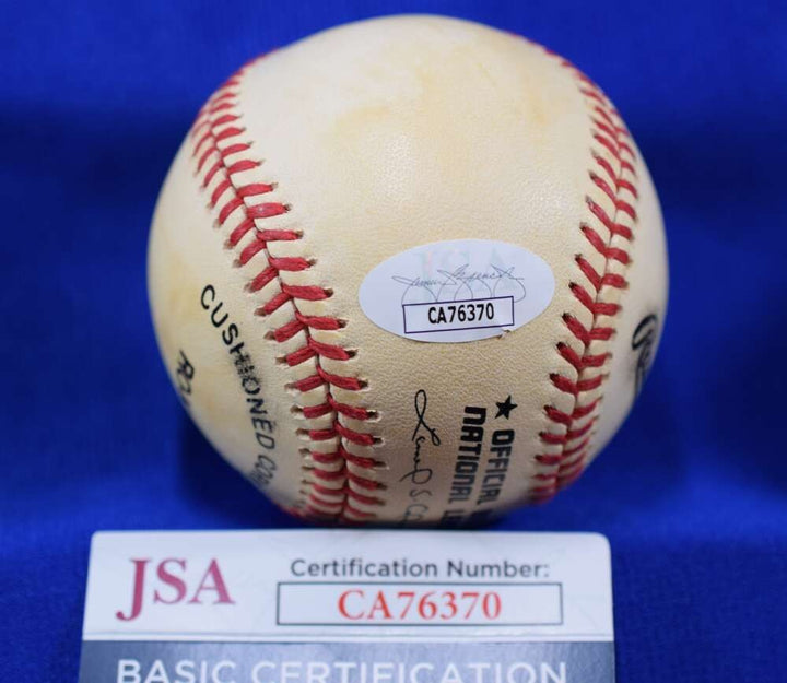 Pee Wee Reese JSA COA Autograph National League ONL Signed Baseball