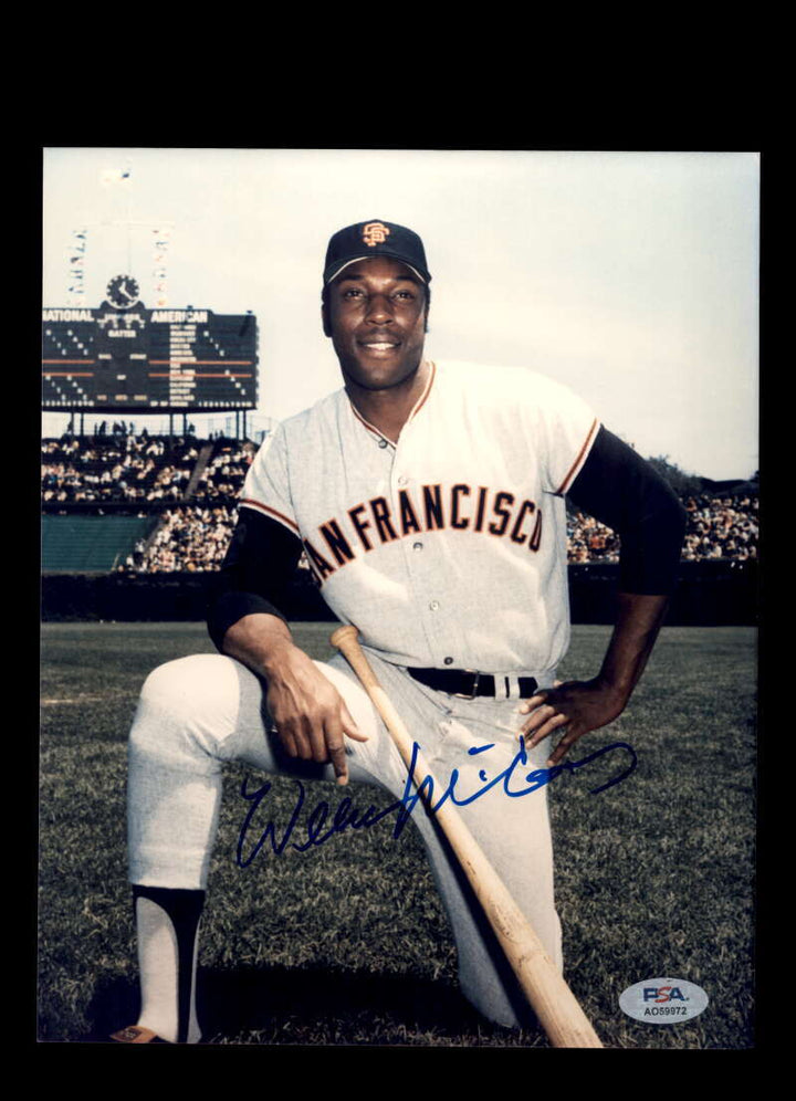 Willie McCovey PSA DNA Signed 8x10 Photo Auto Giants
