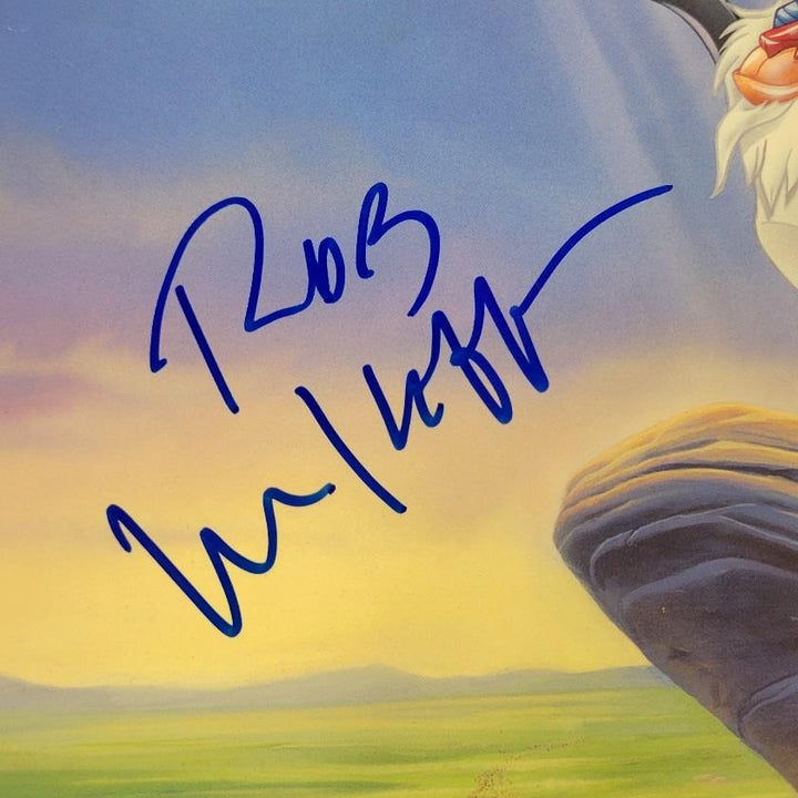 Rob Minkoff signed Disney The Lion King Soundtrack Cover autograph ~ Beckett BAS