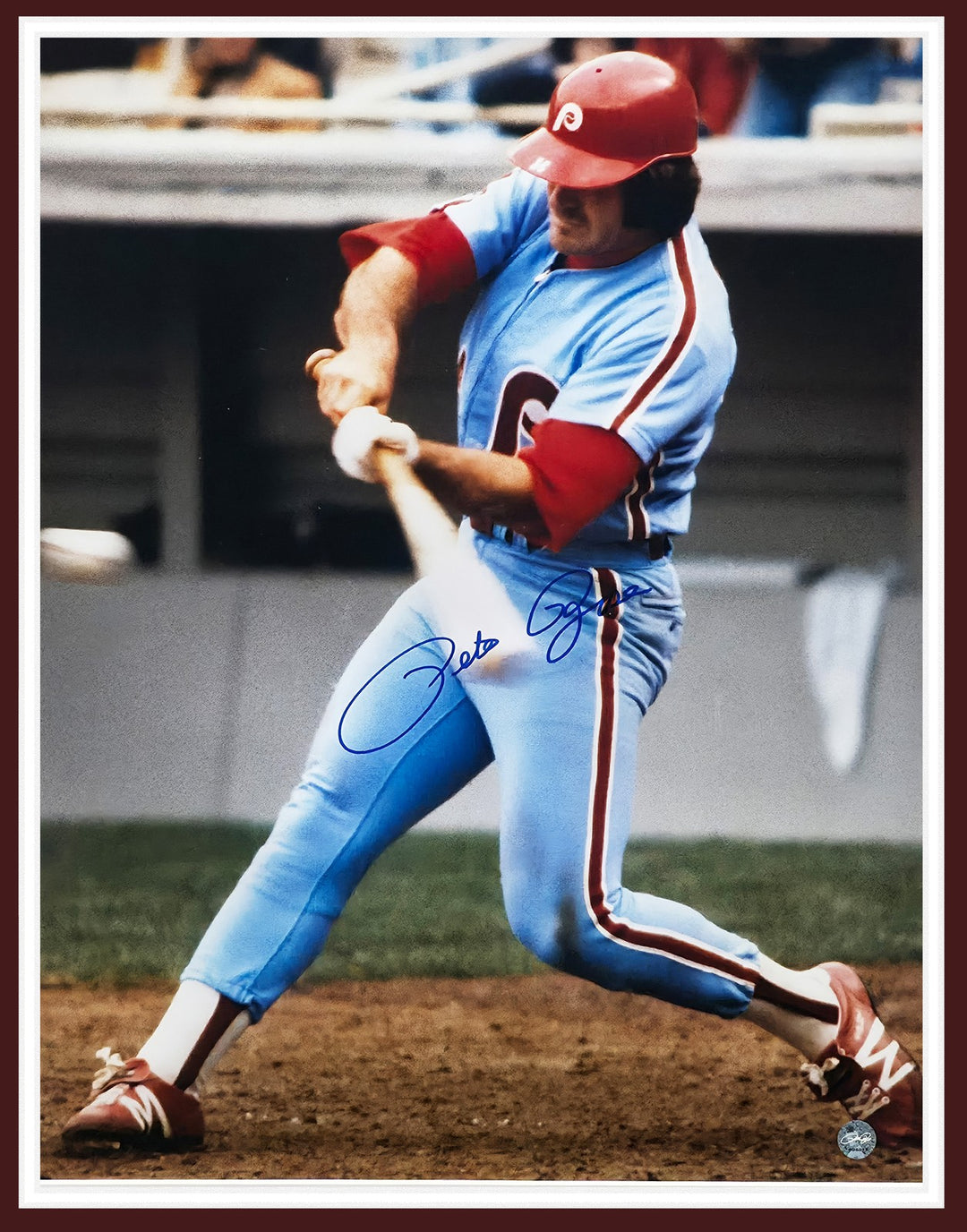 Pete Rose Signed Framed 16x20 Photo Cincinnati Reds PR Holo