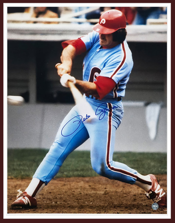 Pete Rose Signed Framed 16x20 Photo Cincinnati Reds PR Holo