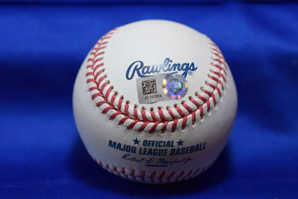 Gary Sanchez MLB Authentic COA Autograph Major League OML Signed Baseball 3