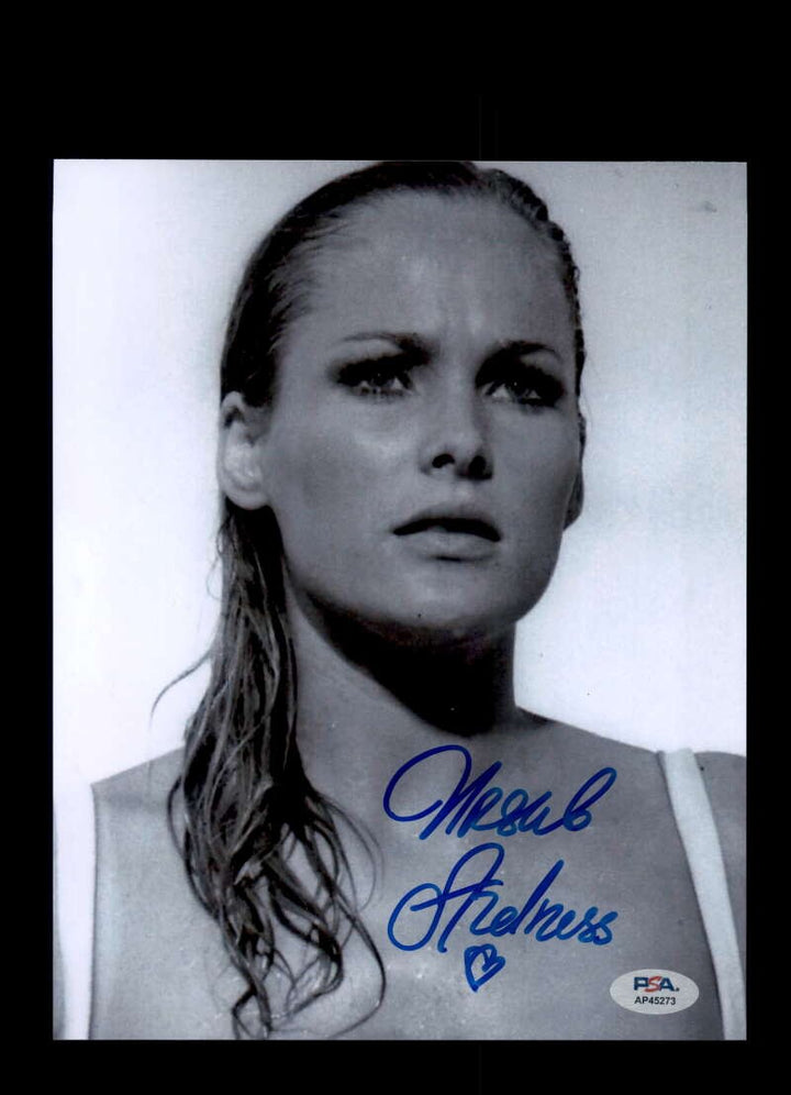 Ursula Andress PSA DNA Signed 8x10 Photo Auto