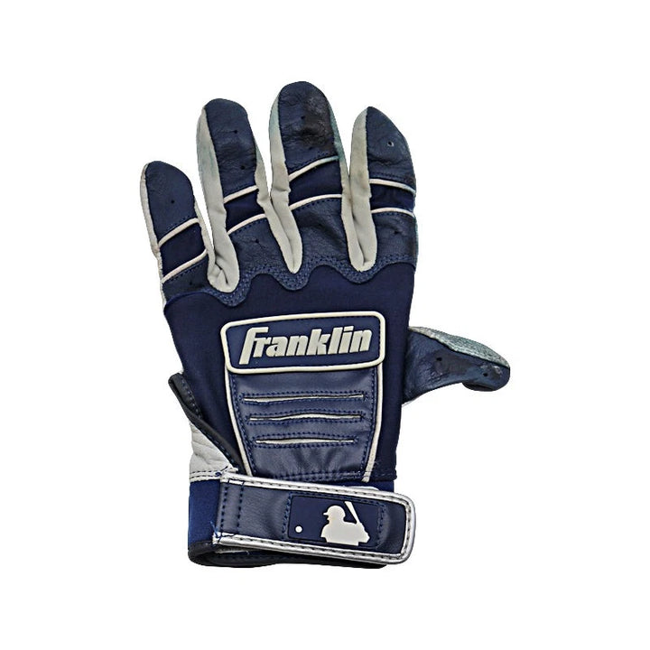 Andres Chaparro New York Yankees Autographed 2023 Spring Training Used Franklin Navy/Grey Left Batting Glove (Chaparro LOA)
