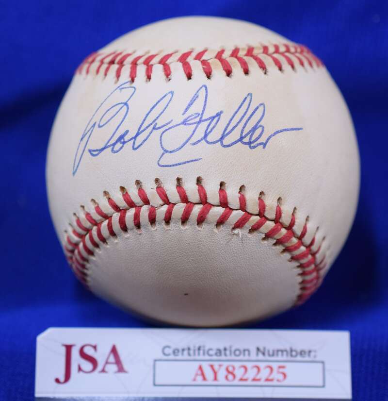 Bob Feller JSA COA Autograph American League Signed Baseball