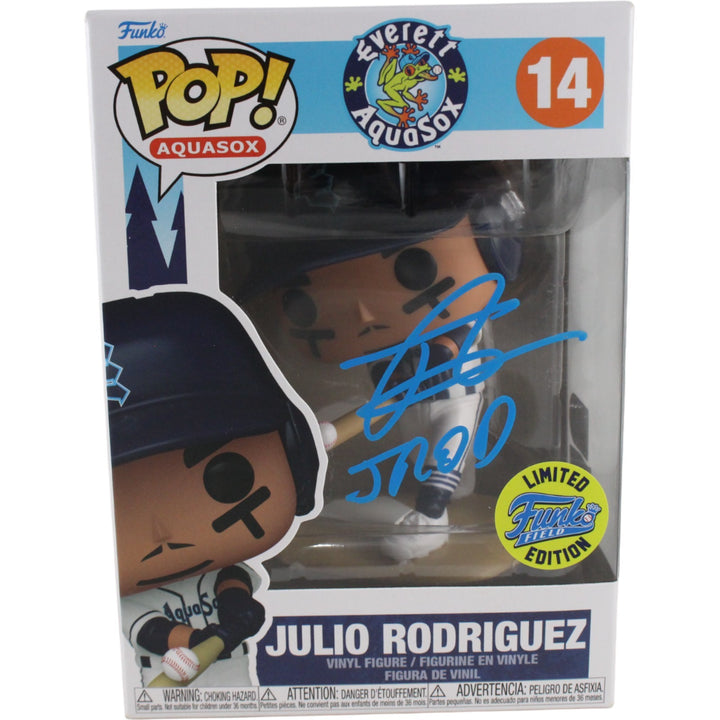 Julio Rodriguez Autographed Seattle Mariners Funko Pop! #14 J Rod Fanatics 53795