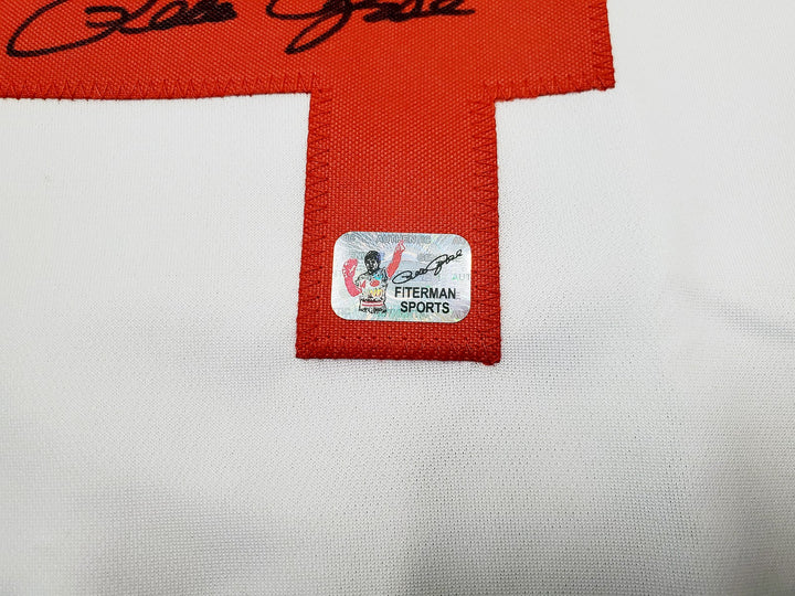 Cincinnati Reds Pete Rose Autographed Signed White Jersey PR Holo
