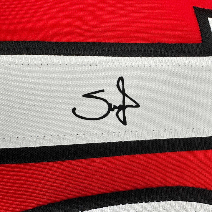 Facsimile Autographed Sadio Mane Liverpool FC Red Reprint Jersey Size Men's XL