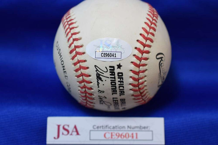 Mike Schmidt JSA COA Autograph ONL National League Signed Baseball 1995-07-30