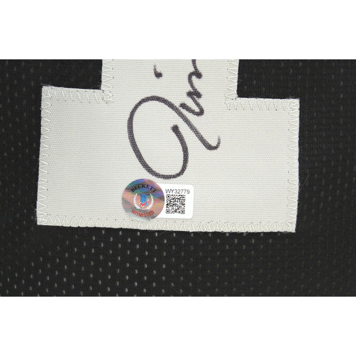 Jim Plunkett Autographed Oakland Raiders Black Jersey BAS COA Signed Vegas MVP