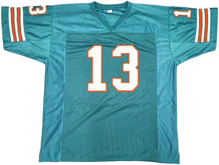 Miami Dolphins Dan Marino Autographed Signed Teal Jersey Beckett BAS QR