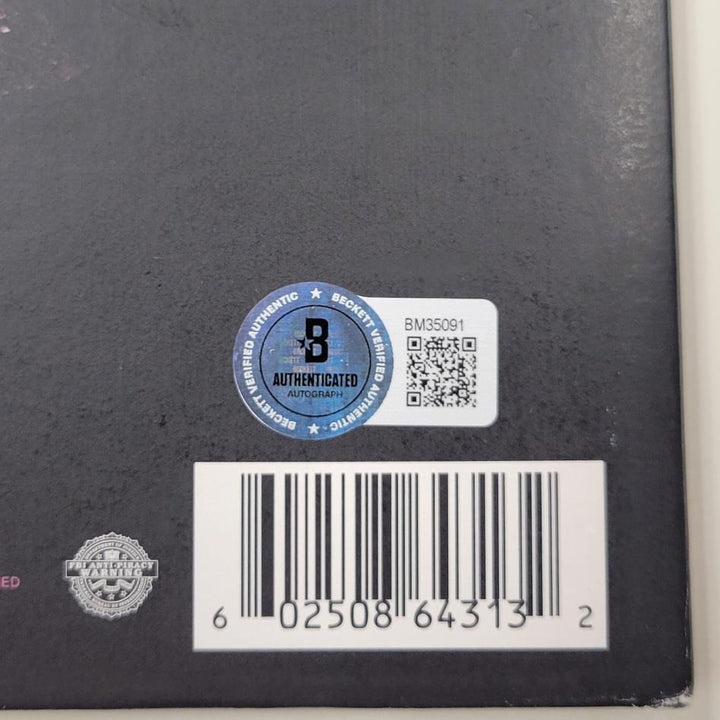 Post Malone signed Hollywood's Bleeding Vinyl Album Cover autograph Beckett BAS