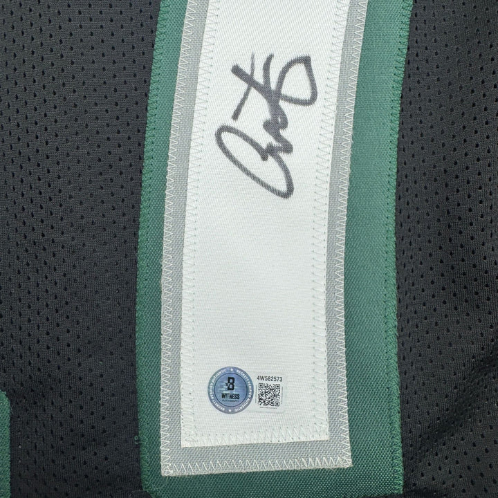 Autographed/Signed Alshon Jeffery Philadelphia Black Football Jersey Beckett COA