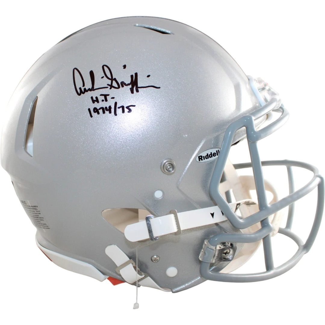 Archie Griffin Autographed/Signed Ohio State Buckeyes Helmet Pro 74/75 HT 58814