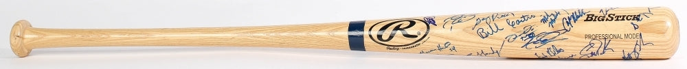 MILWAUKEE BREWERS TEAM SIGNED BAT POSEDNIK SANTOS HARDY WEEKS WYNEGAR YOST +23