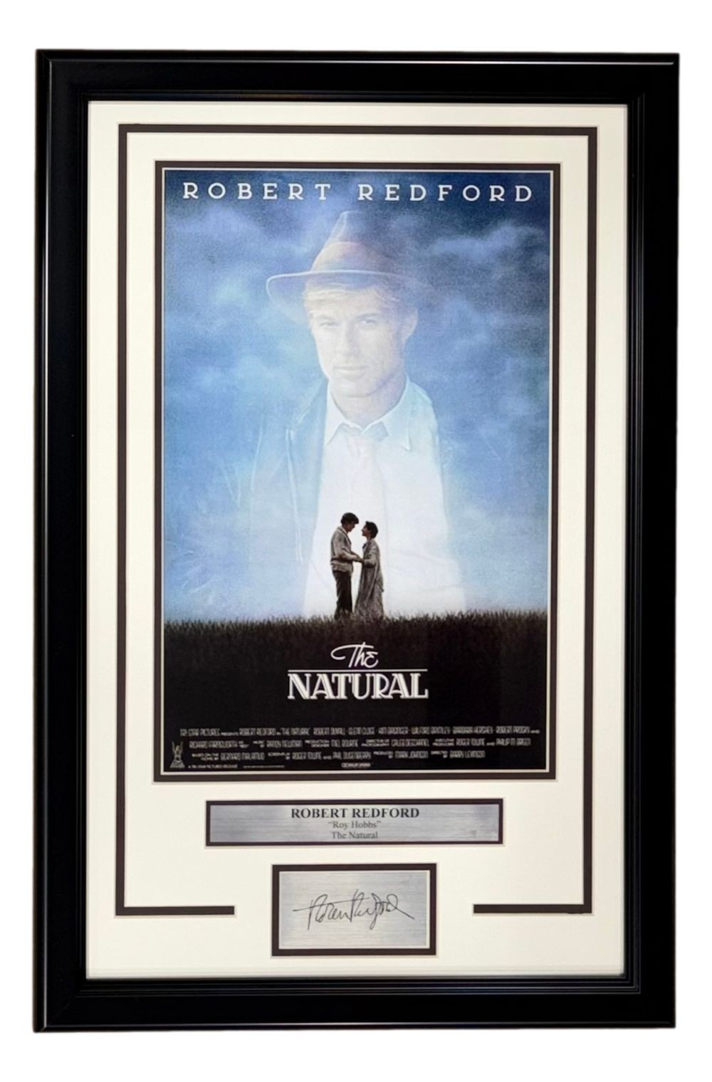 Robert Redford Framed 11x17 The Natural Photo w/ Laser Engraved Signature