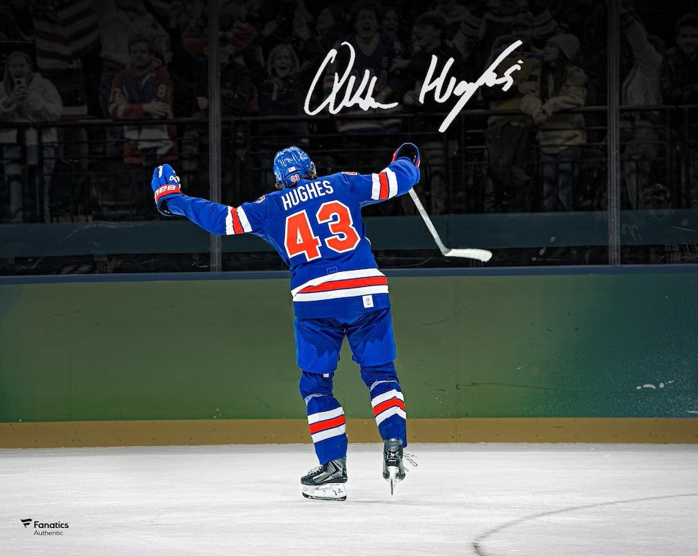 Quinn Hughes Signed 16x20 USA Hockey 2026 Olympic Gold Photo Fanatics