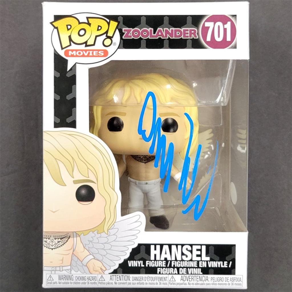 Owen Wilson signed Hansel Zoolander Funko Pop! 201 Figure autograph JSA COA