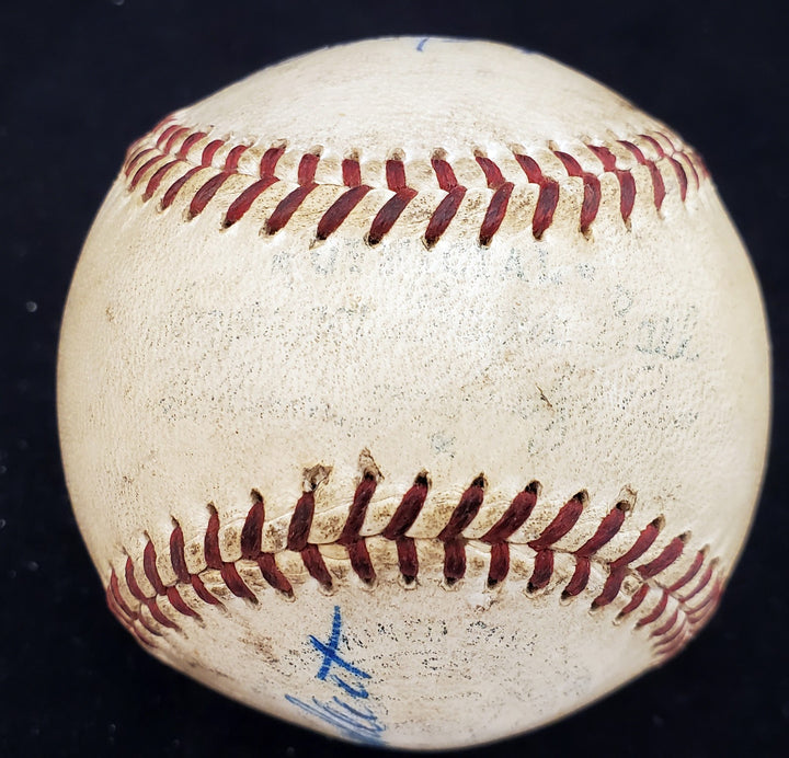 1955 Washington Senators Signed NL Baseball With 4 Total Signatures Joe Haynes